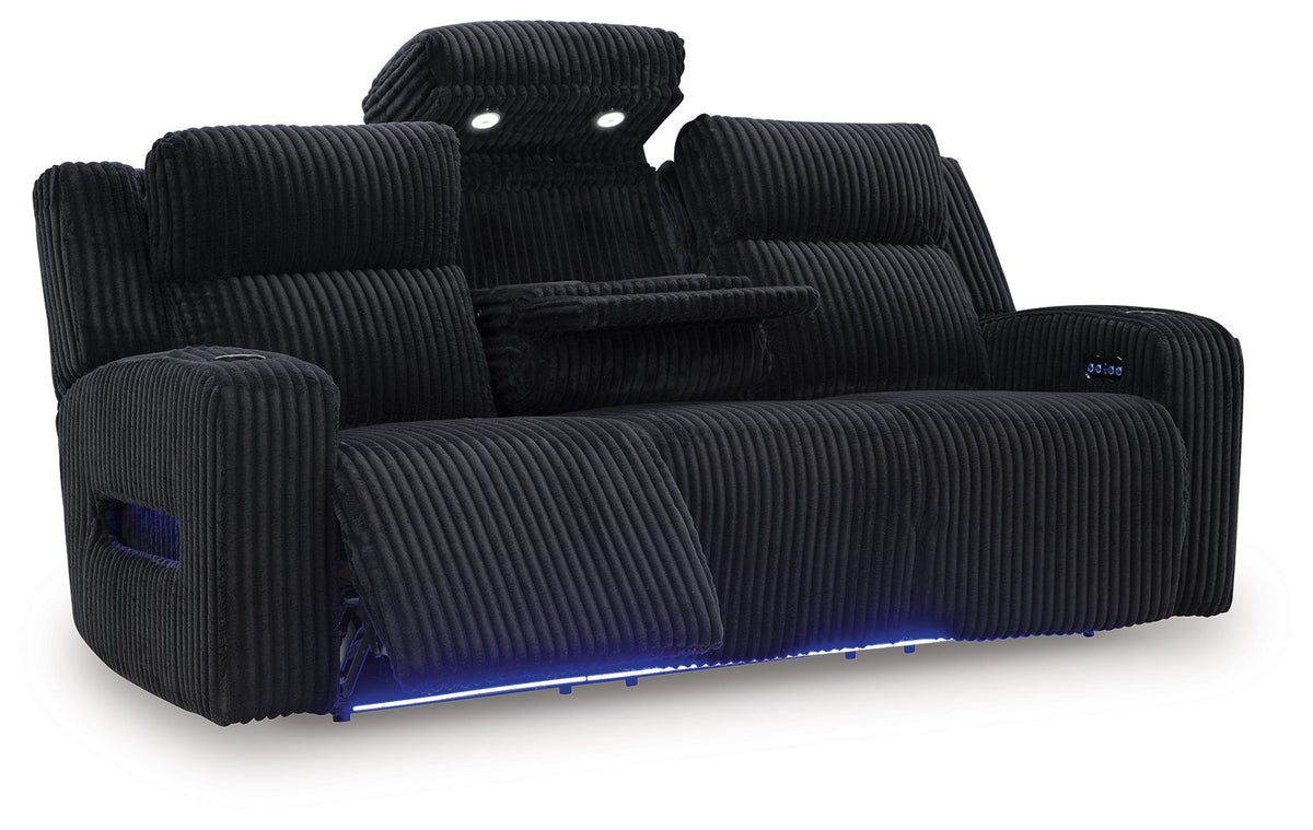 Forest Lake - Power Reclining Sofa With Adj Headrest