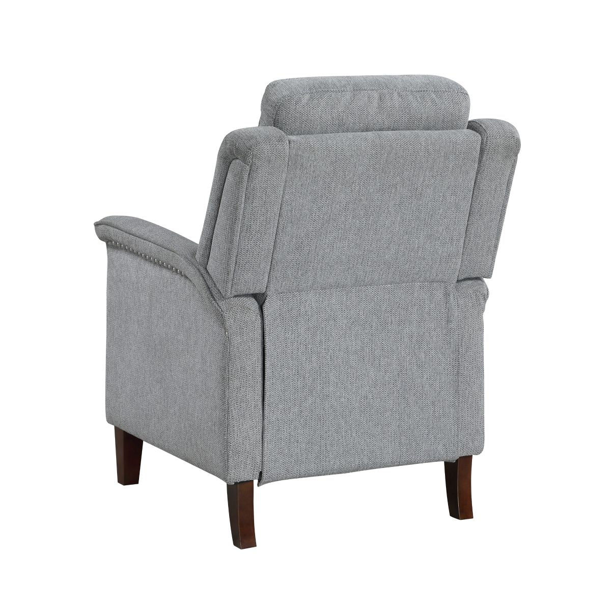Lansing - Push Back Reclining Chair - Gray