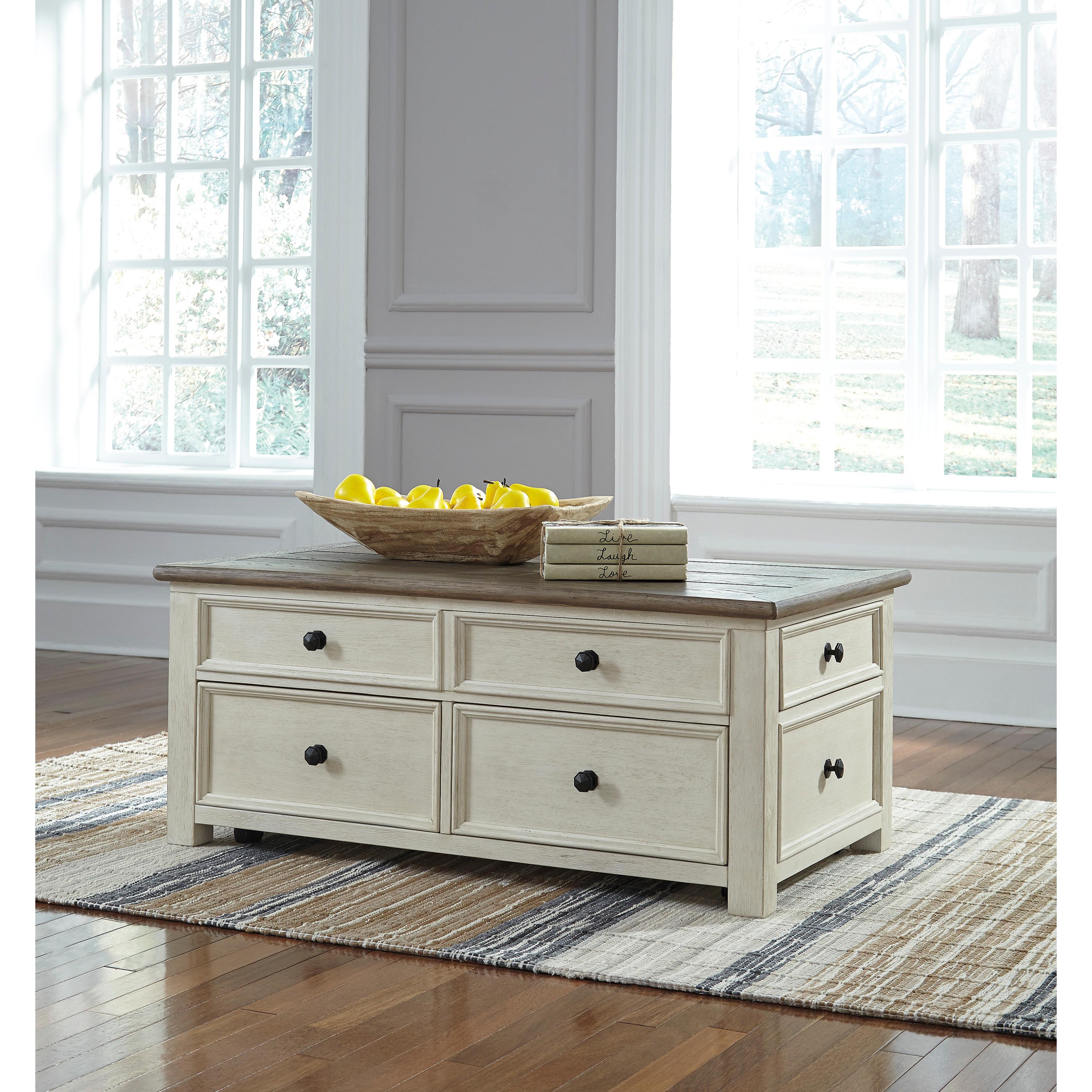 Signature Design by Ashley Bolanburg Occasional Table Set T637-20/T637-3/T637-3 IMAGE 2