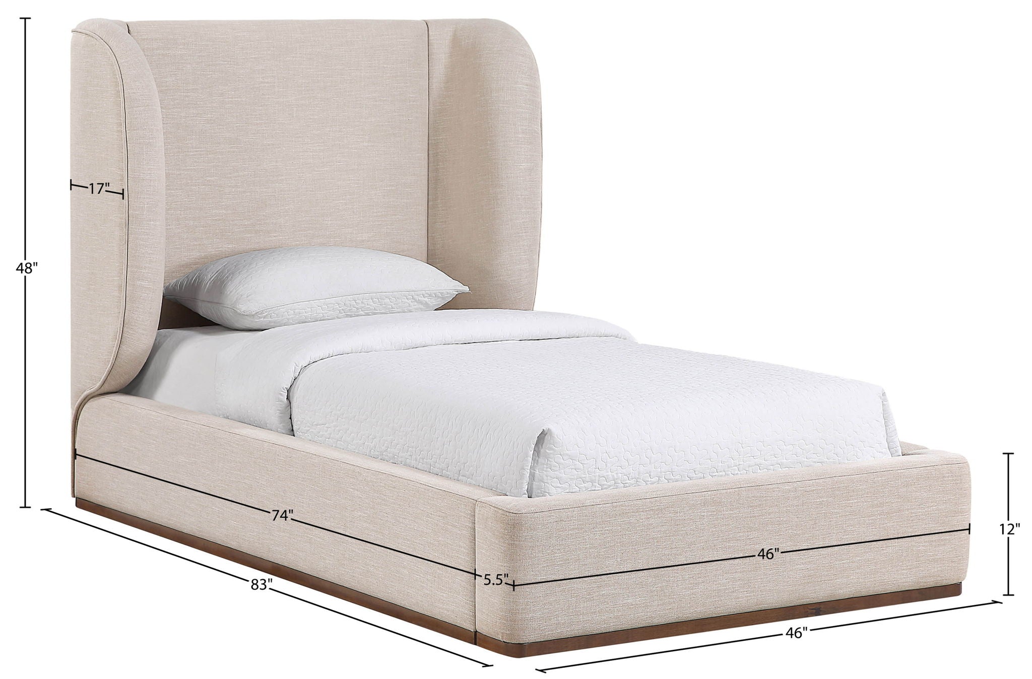 Aurin - Upholstered Bed