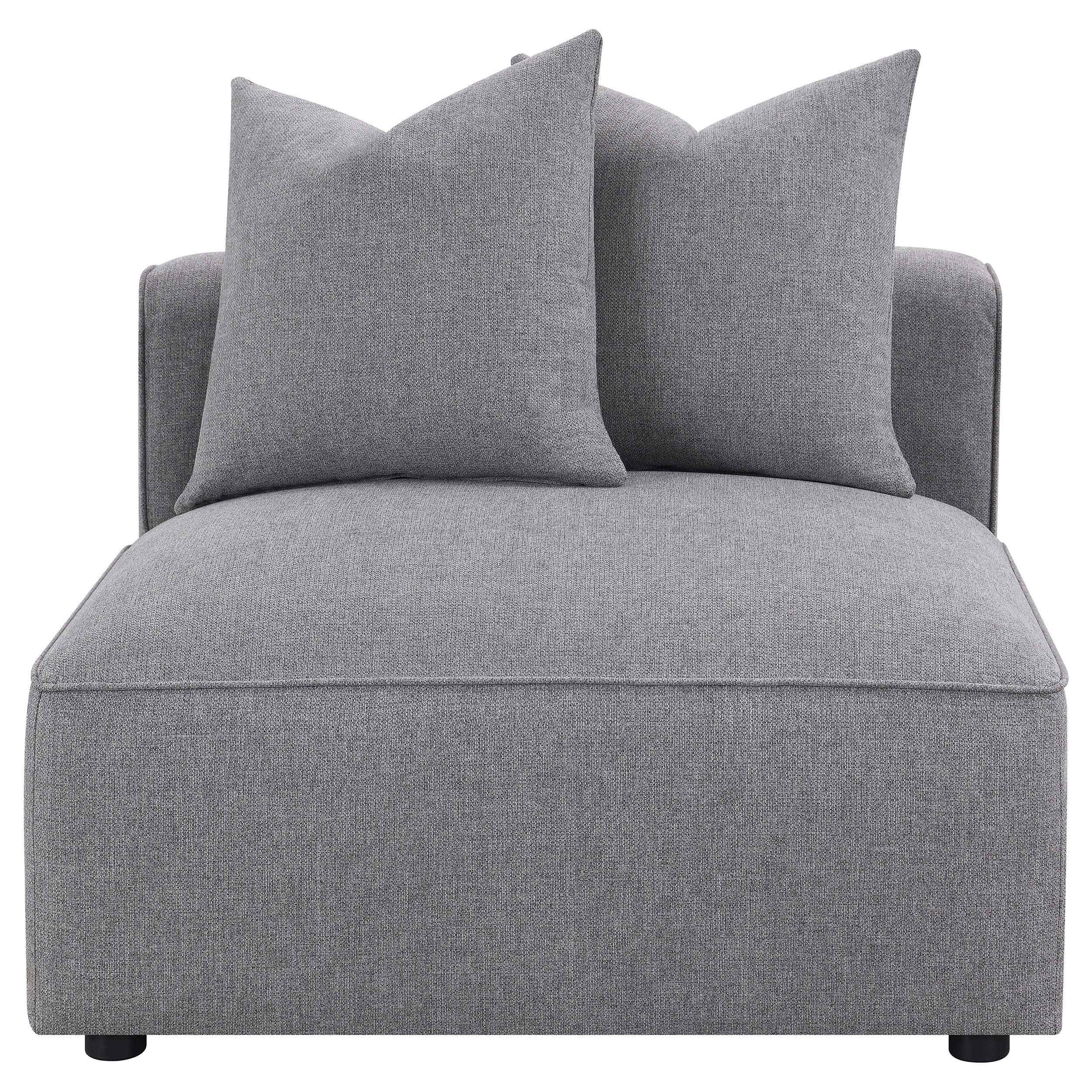 Diamond Modern Furniture COA Jennifer Fabric 6 pc Sectional 551594-SET IMAGE 8