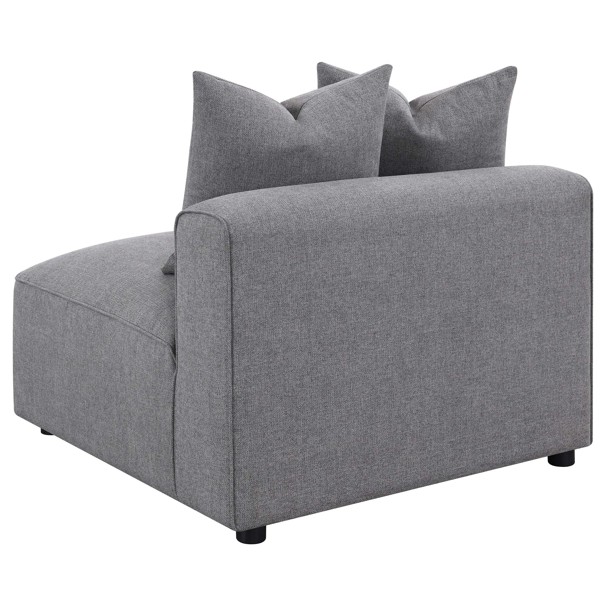 Diamond Modern Furniture COA Jennifer Fabric 6 pc Sectional 551594-SET IMAGE 9