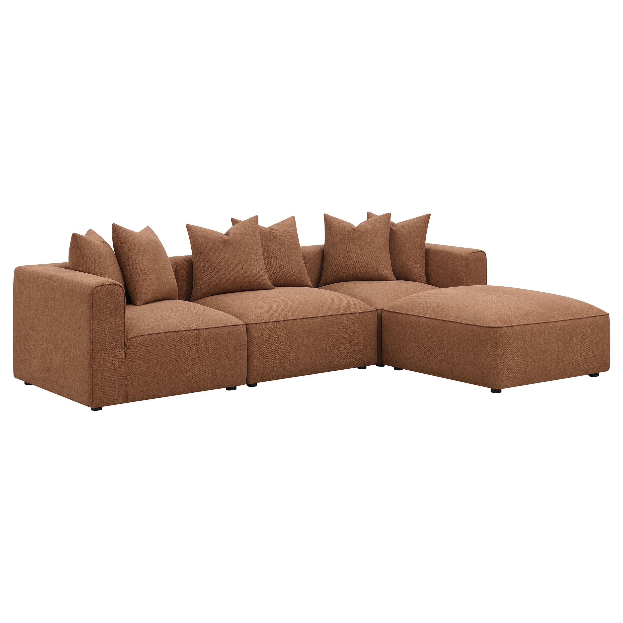 Diamond Modern Furniture COA Jennifer Fabric Ottoman 551593 IMAGE 3