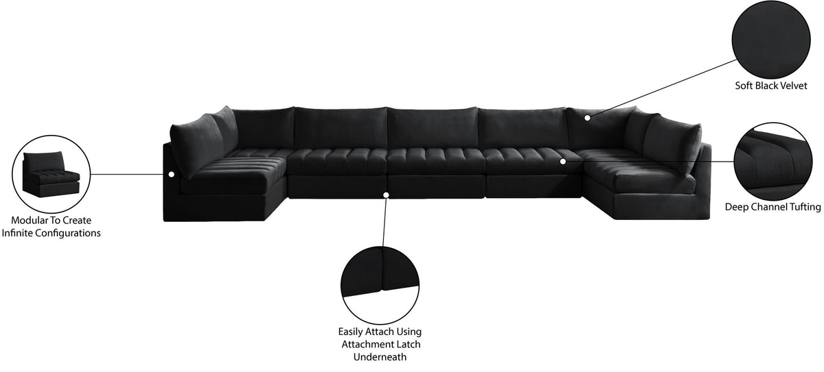 Jacob - Modular U-Shaped Sectional 7 Piece
