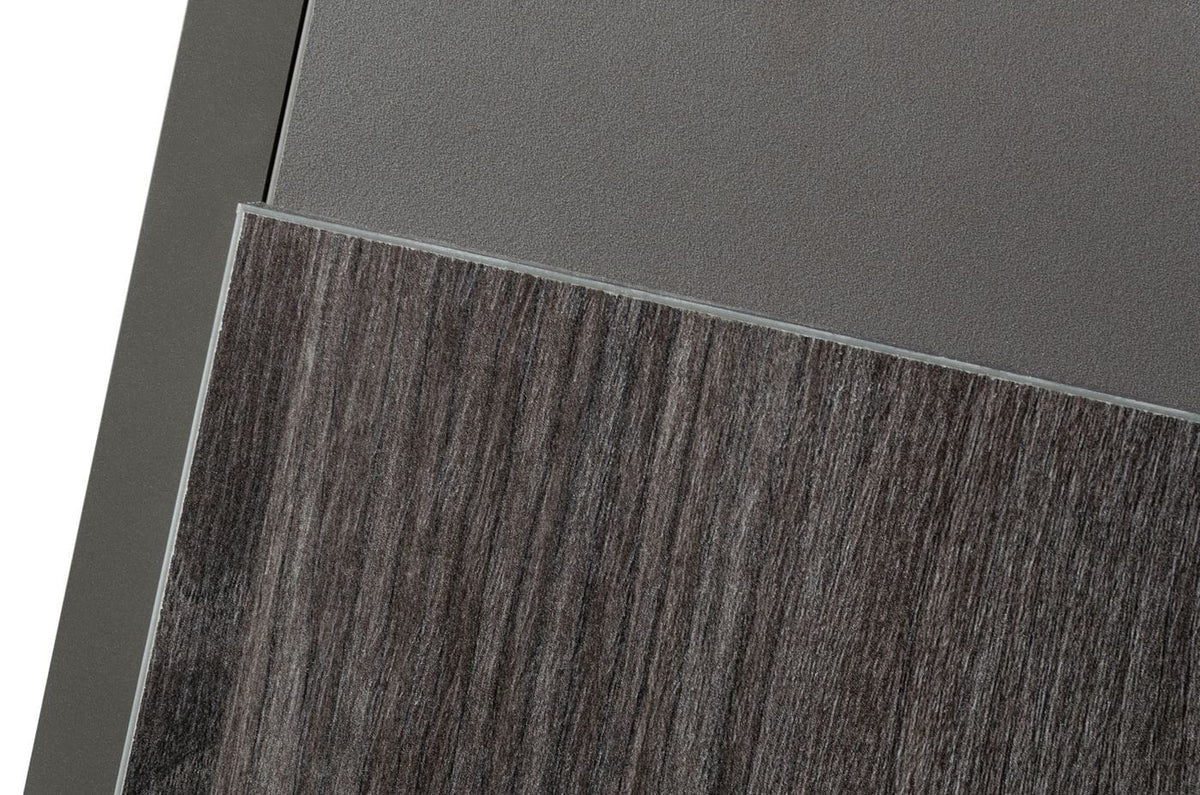 Lucia - Italian Modern Elm and Matte Grey Chest