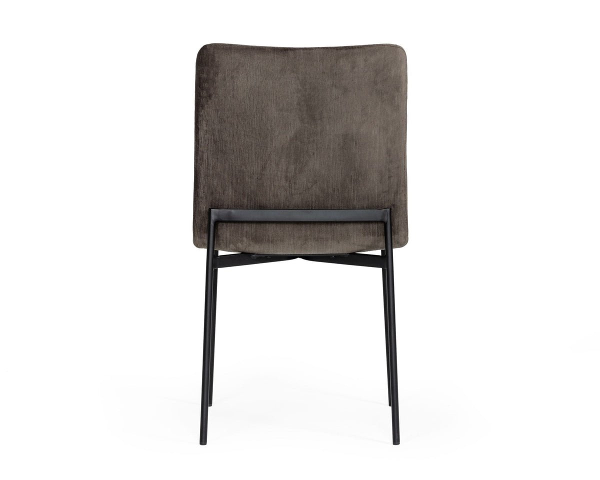 Maggie - Modern Black and Brown Dining Chair (Set of 2)