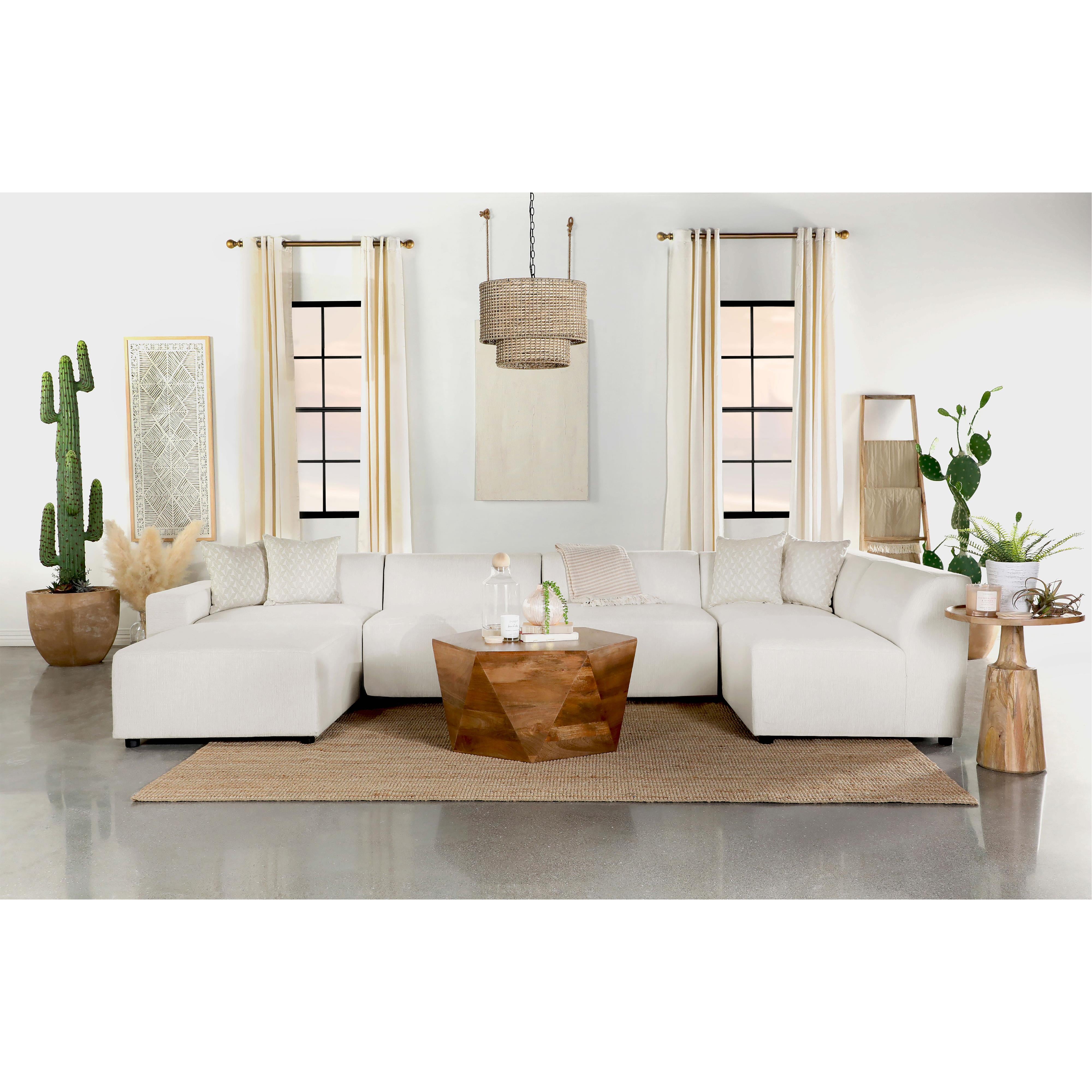 Diamond Modern Furniture COA Freddie Fabric 6 pc Sectional 551641-SETL IMAGE 13
