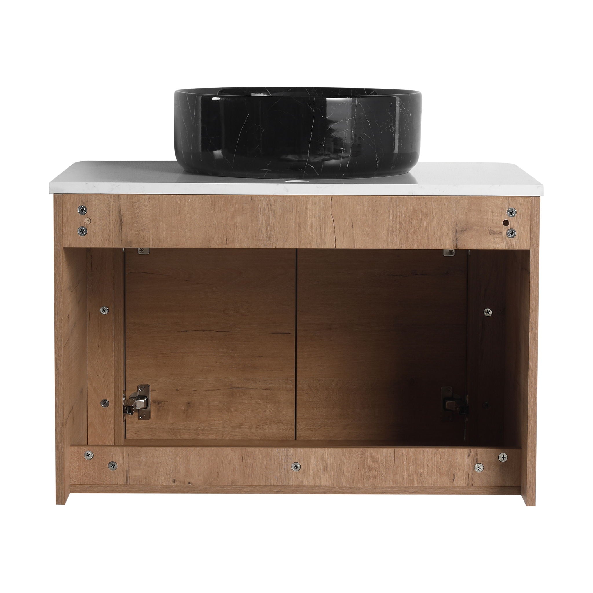 Wall Mounted Bathroom Vanity With Art Sink & 1 Soft Close Door