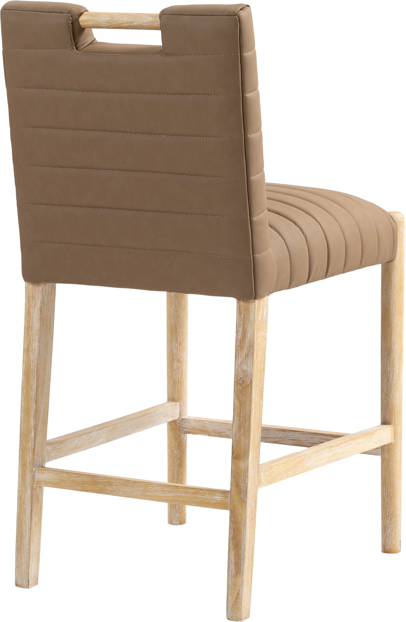 Aimee - Counter Stool - Light Brown Legs