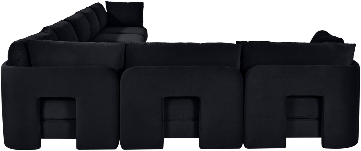 Hammond - Velvet Performance Fabric Upholstered 7 Piece Sectional
