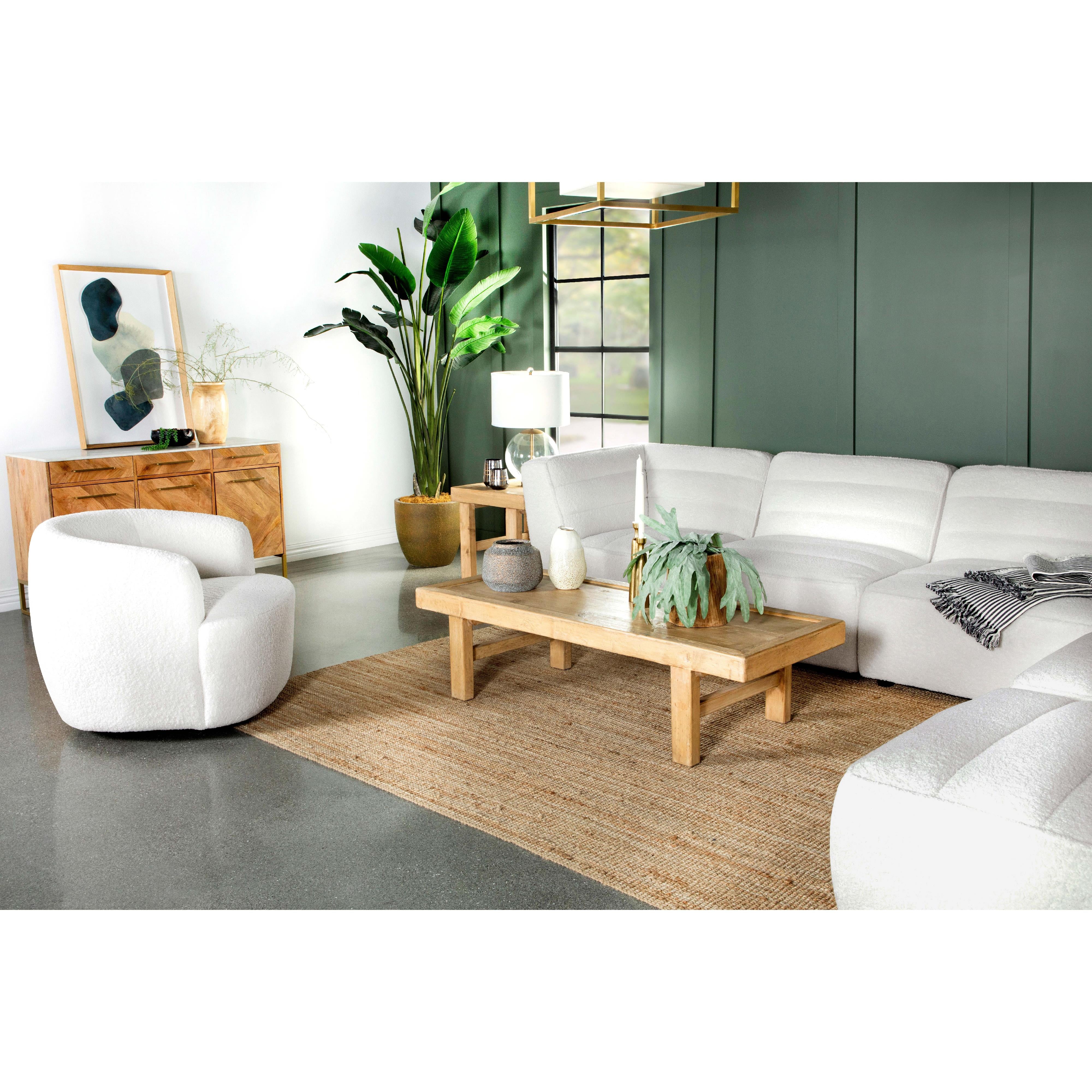 Diamond Modern Furniture COA Hudson Swivel Fabric Accent Chair 905726 IMAGE 11
