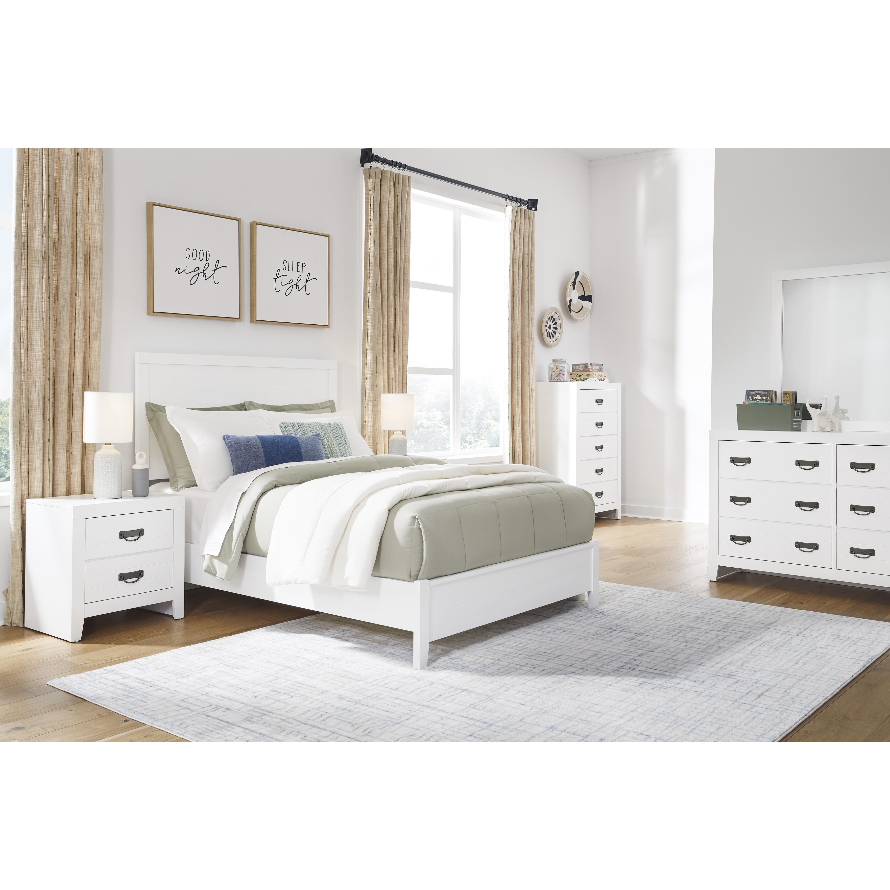 Diamond Modern Furniture Exclusive Design Binterglen Full Panel Bed B427-87/B427-83 IMAGE 6