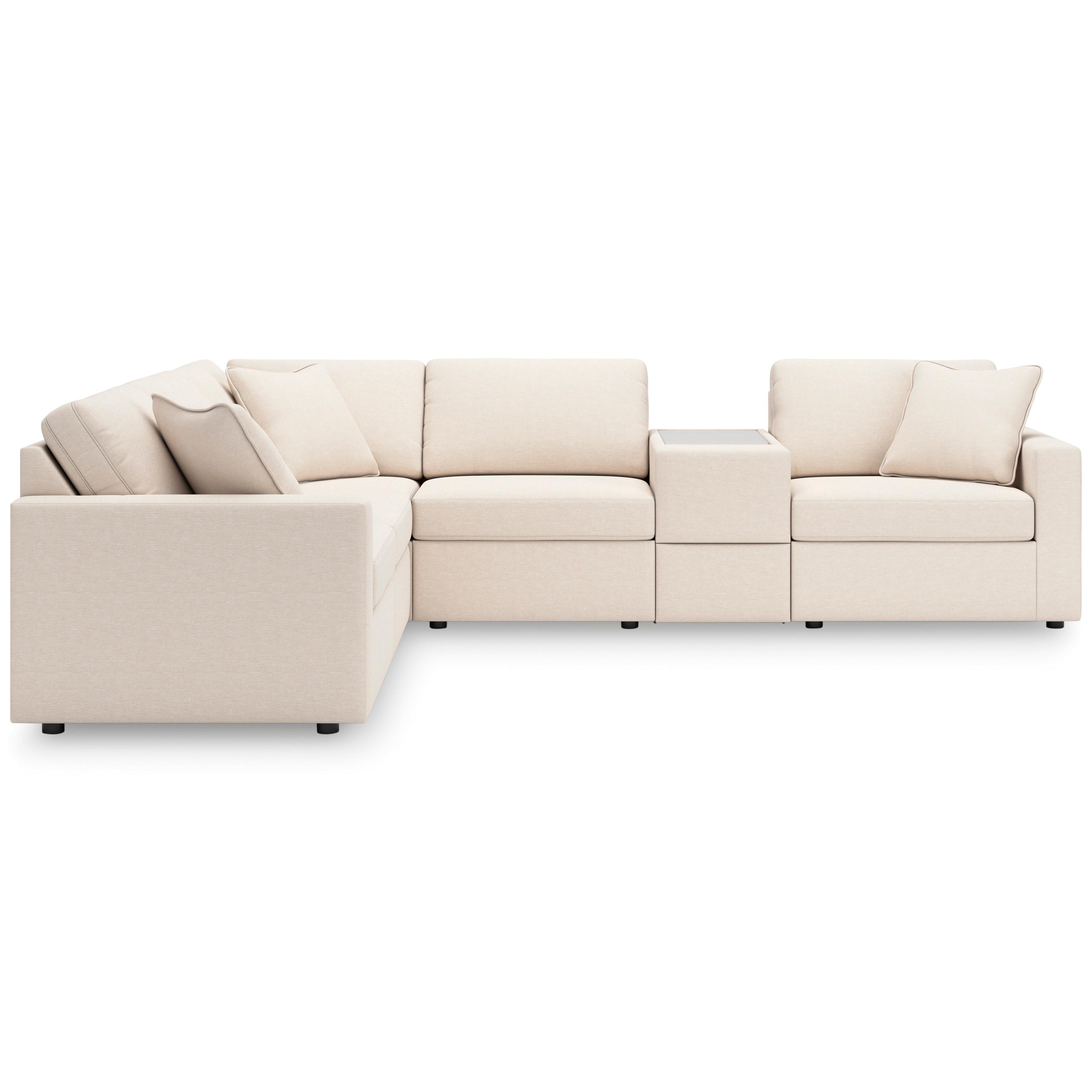 Diamond Modern Furniture Exclusive Design Modmax Fabric 6 pc Sectional 9210364/9210346/9210377/9210346/9210357/9210365 IMAGE 2