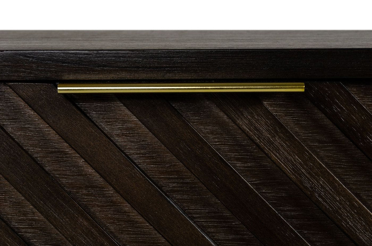 Daisy Mid-Century Dark Acacia Nightstand