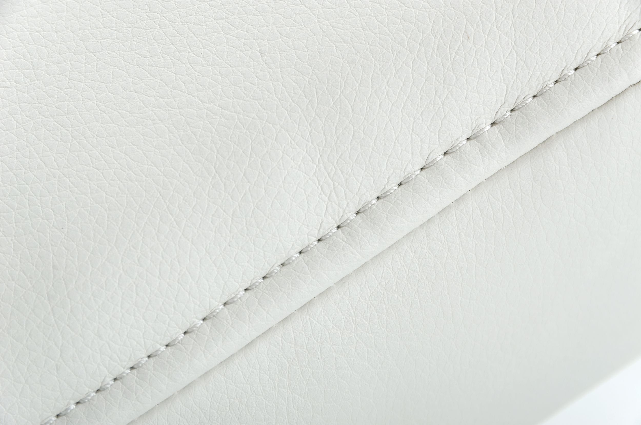 Modrest Xane - Contemporary White & Brushed Stainless Steel Bench