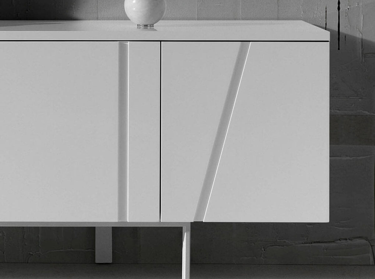 Mario - Modern White Veneer Buffet