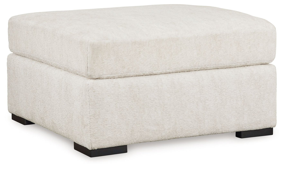 Chessington - Oversized Accent Ottoman - Ivory