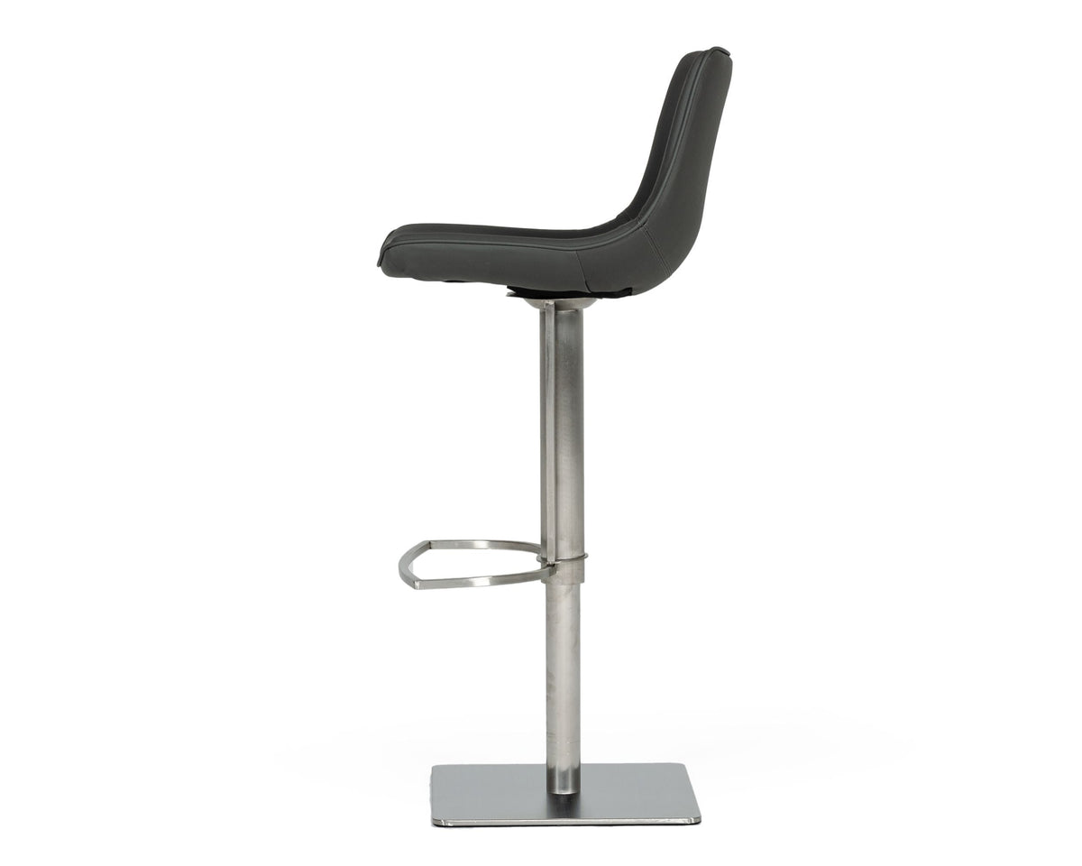 Manning - Modern Grey Bar Stool
