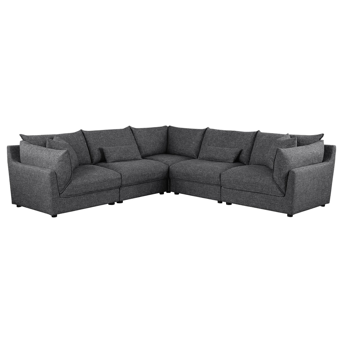 Sasha Fabric 5 pc Sectional 551681-SETA