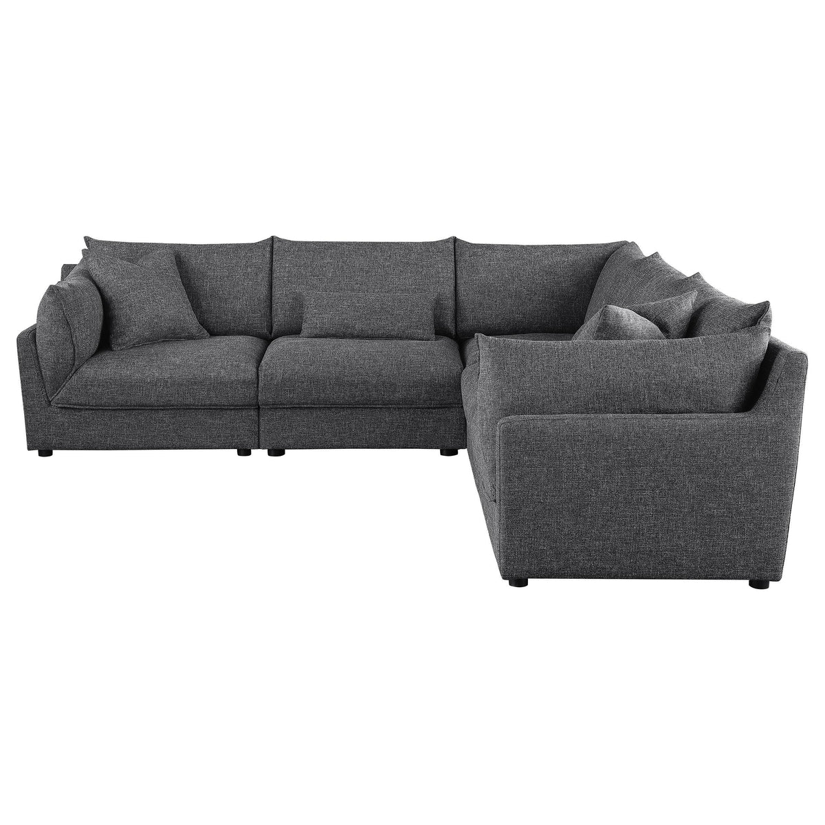 Sasha Fabric 5 pc Sectional 551681-SETA