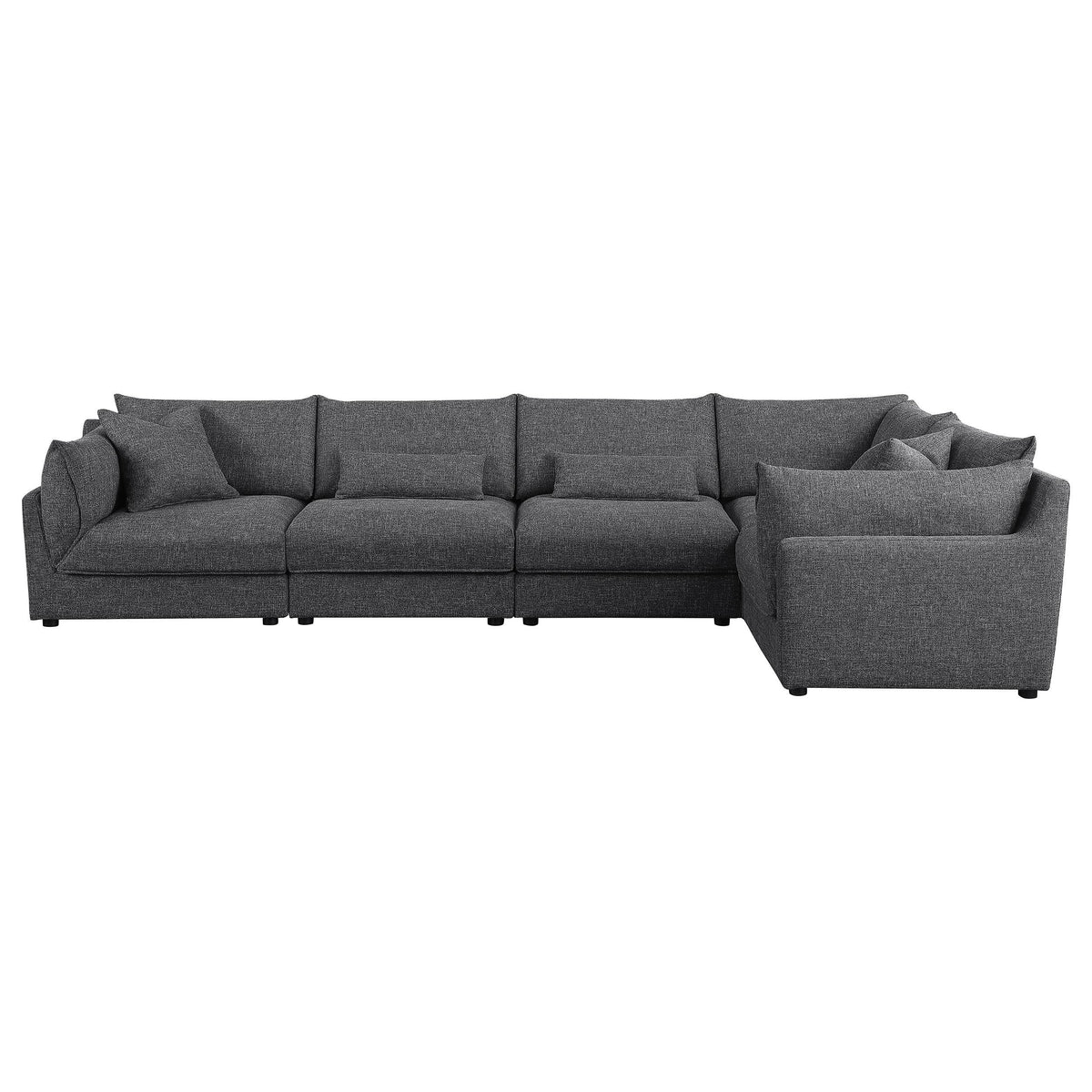 Sasha Fabric 5 pc Sectional 551681-SETA