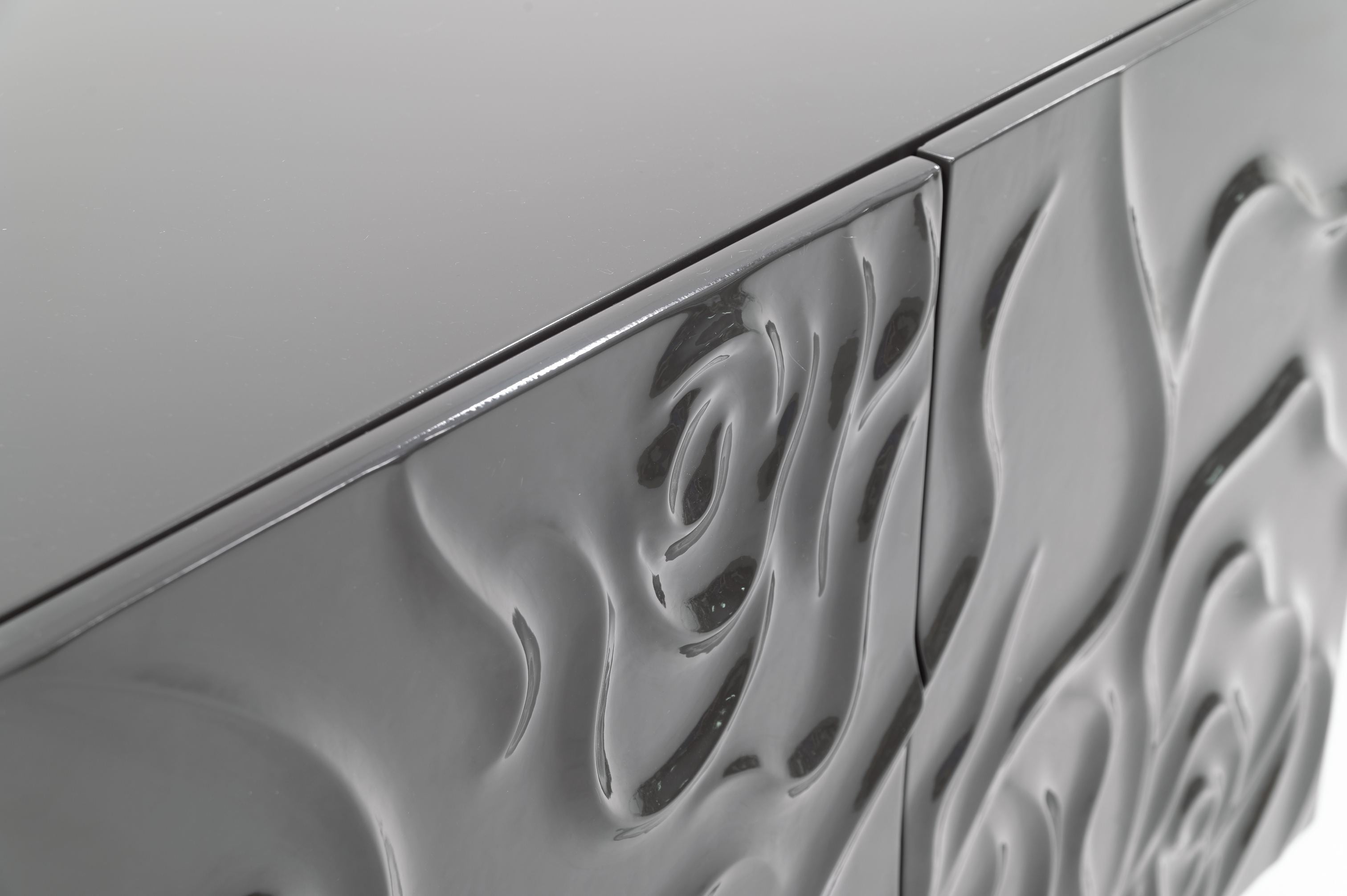Modrest Gwen - Modern Grey High Gloss Buffet