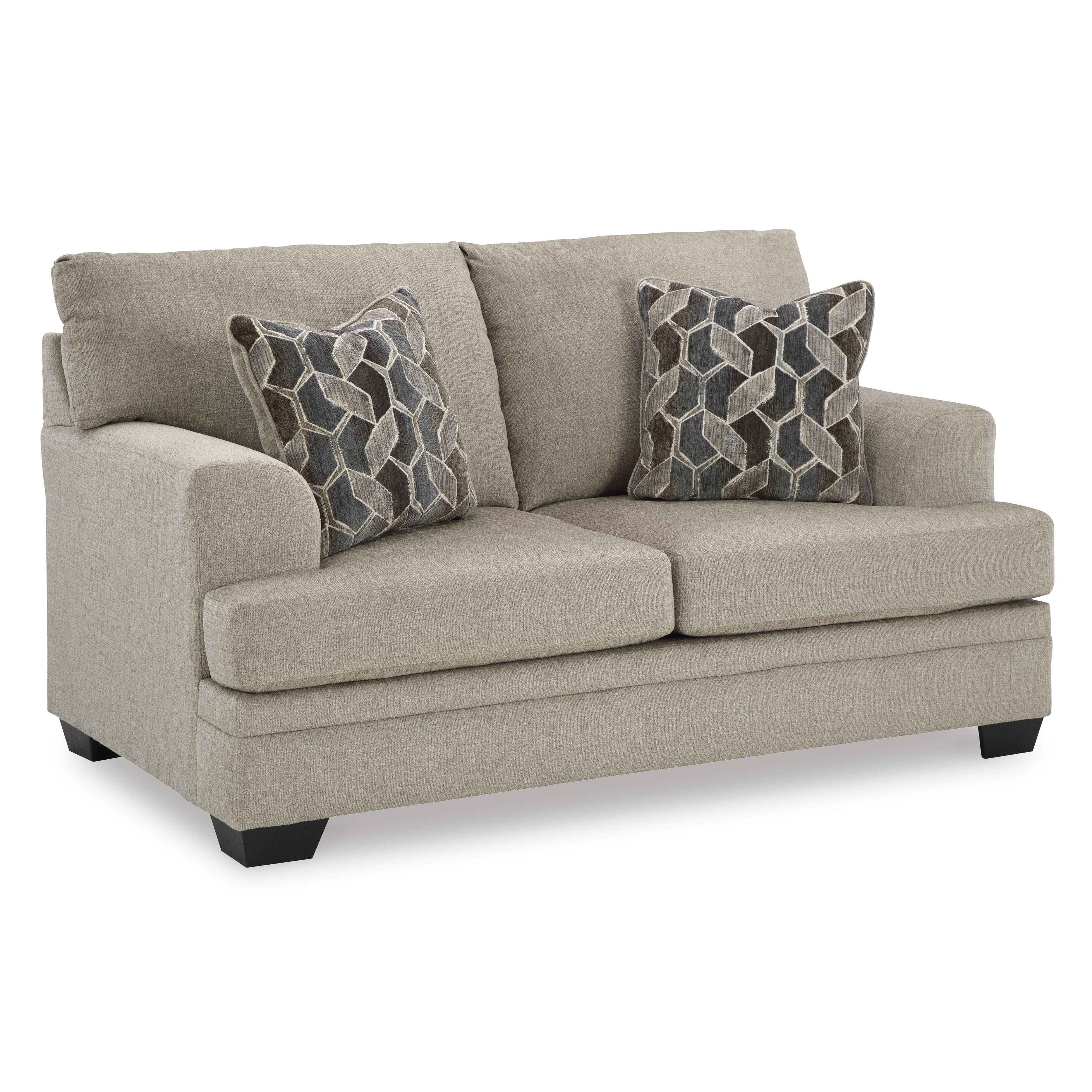 Signature Design by Ashley Stonemeade Stationary Fabric Loveseat 5950435 IMAGE 1