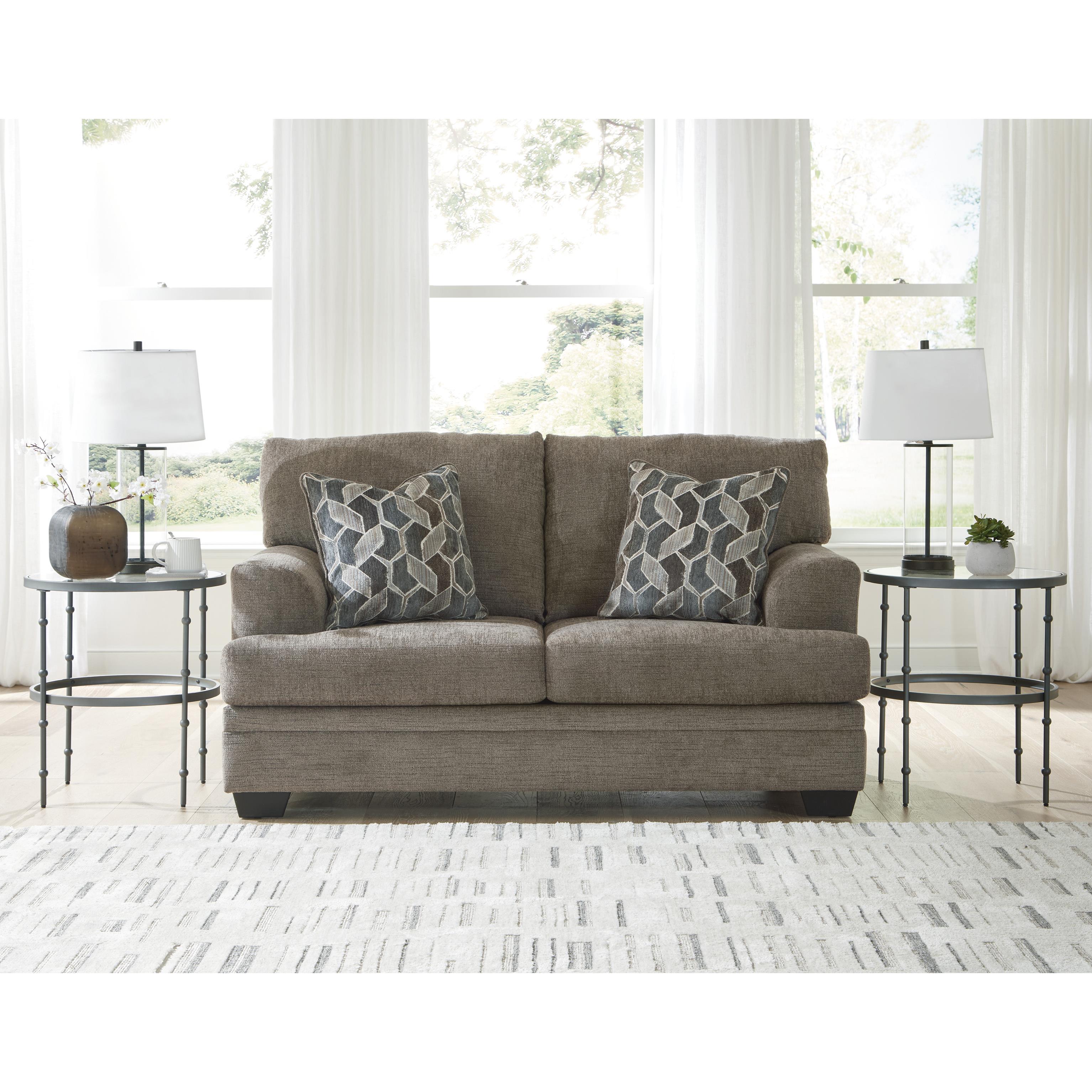 Signature Design by Ashley Stonemeade Stationary Fabric Loveseat 5950535 IMAGE 5
