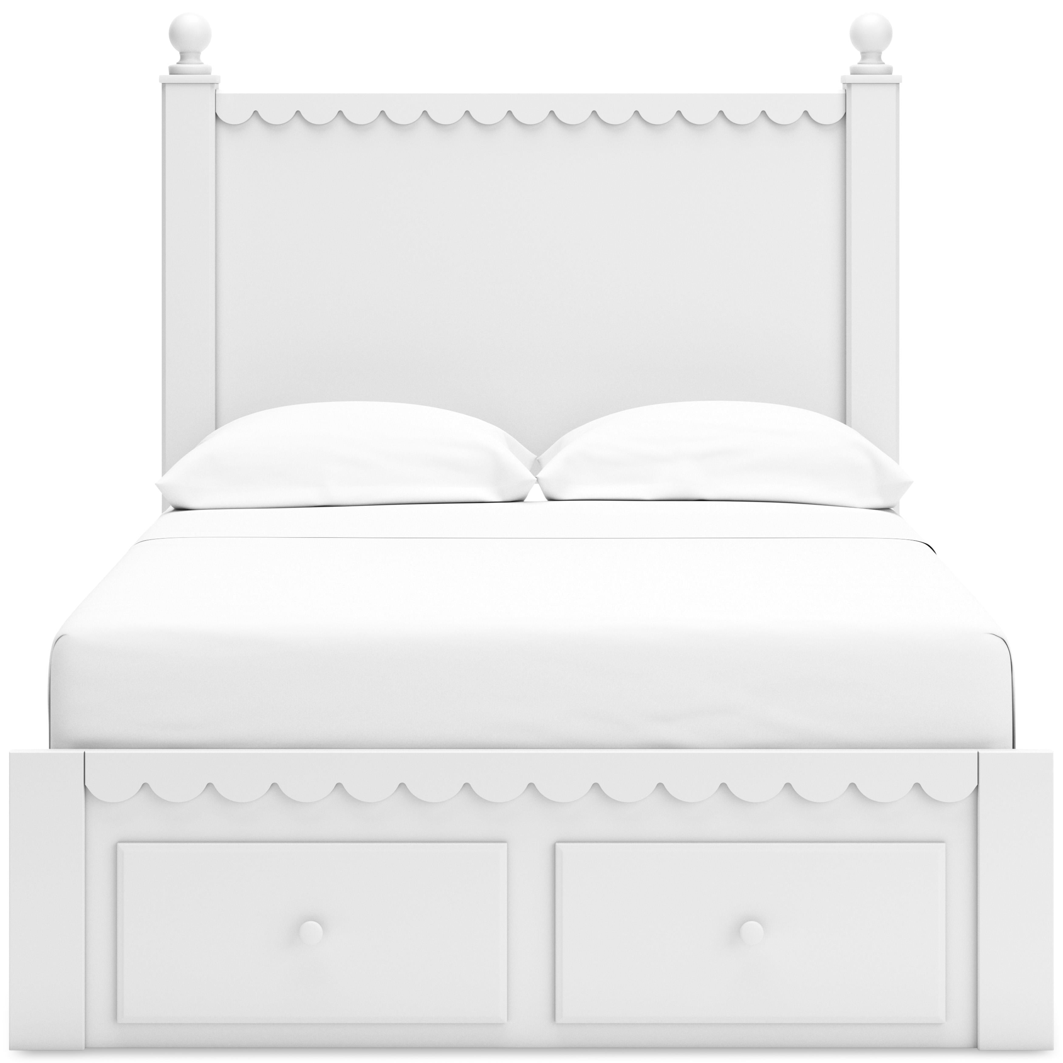 Signature Design by Ashley Mollviney Full Panel Bed with Storage B2540-87/B2540-84S/B2540-86 IMAGE 3
