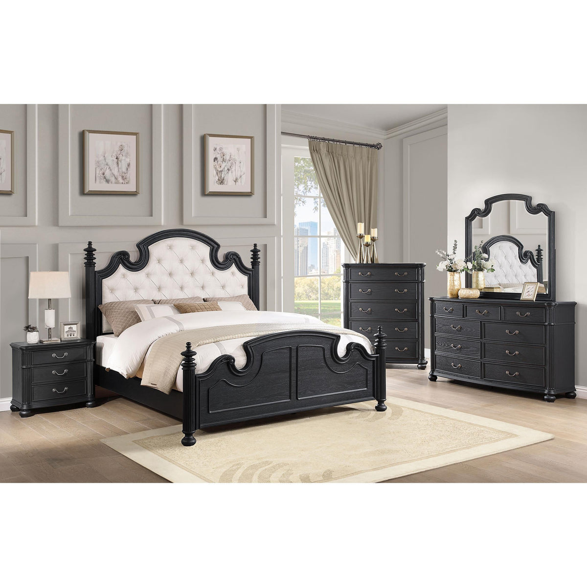 Celina 3-Drawer Nightstand 224762