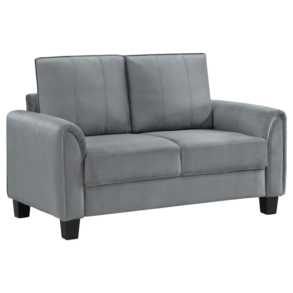 Davis Stationary Fabric Loveseat 509635