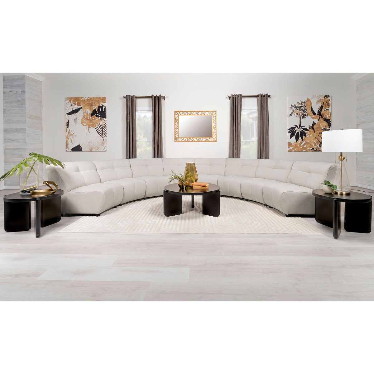 Charlotte Fabric 8 pc Sectional 551300