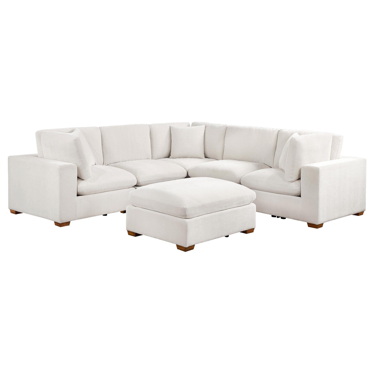 Lakeview Fabric 5 pc Sectional 551461-SETA