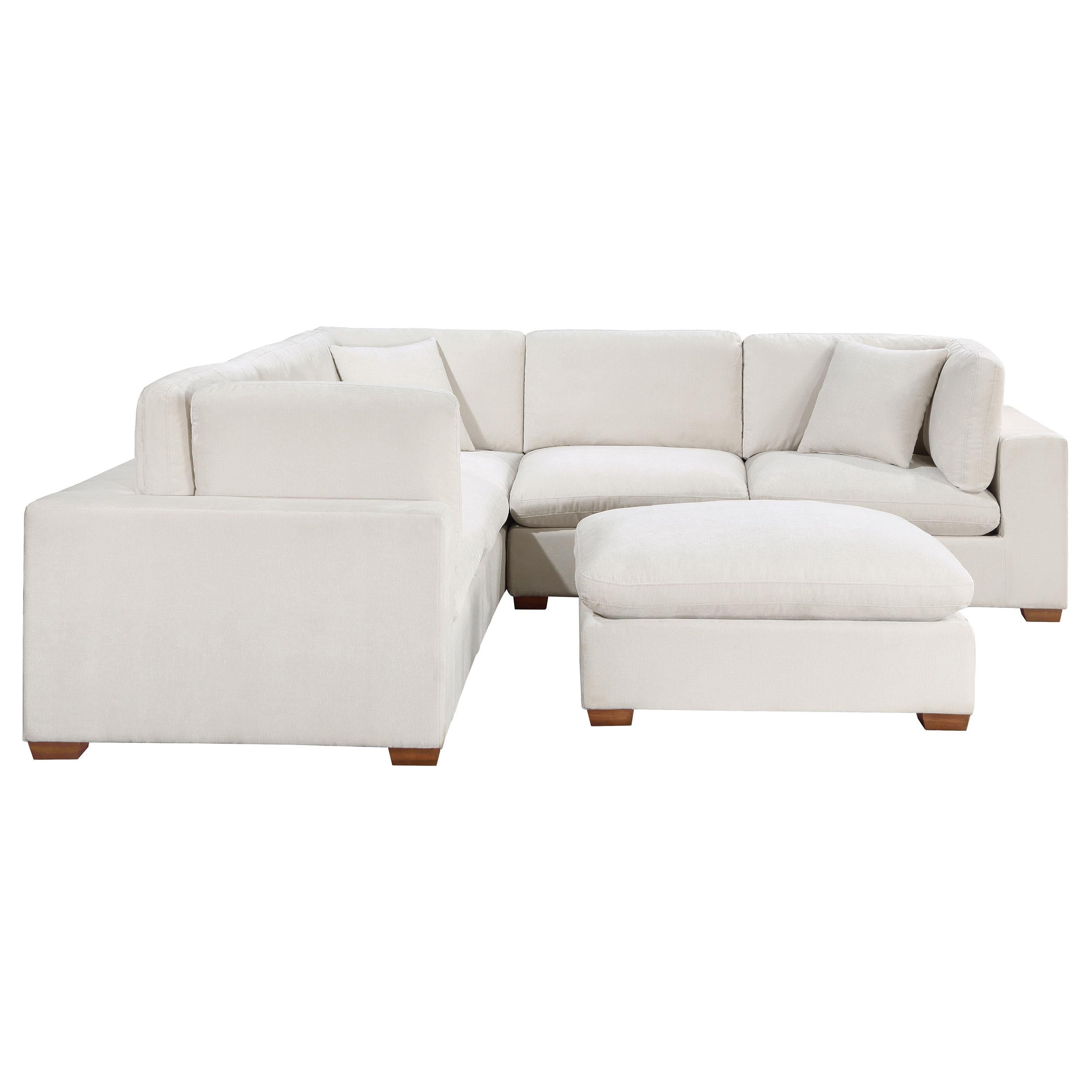 Diamond Modern Furniture COA Lakeview Fabric 5 pc Sectional 551461-SETA IMAGE 2