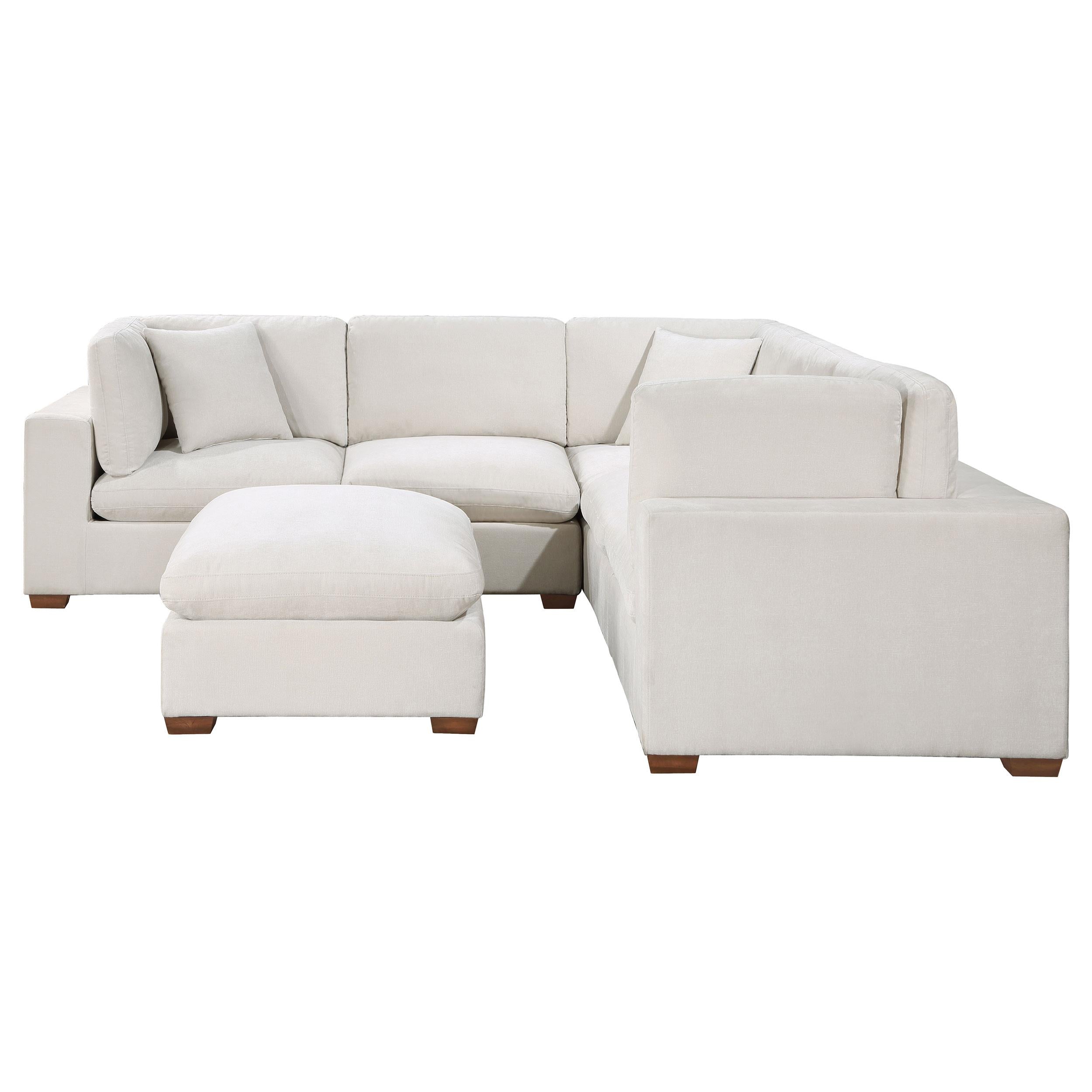 Diamond Modern Furniture COA Lakeview Fabric 5 pc Sectional 551461-SETA IMAGE 4