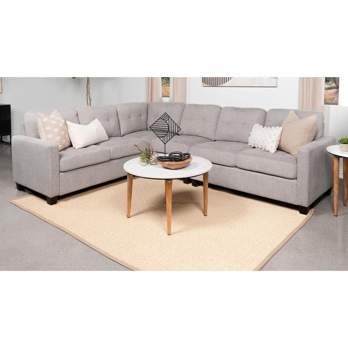 Georgina Fabric 4 pc Sectional 551705-SET