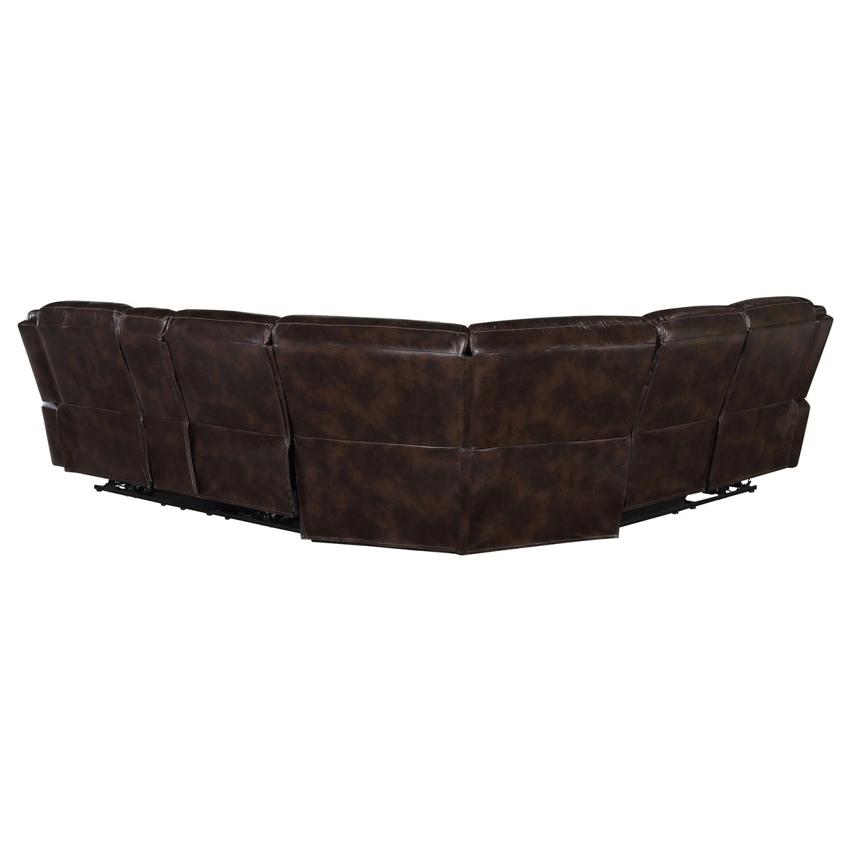 Sycamore Power Reclining Leatherette Sectional 610190P
