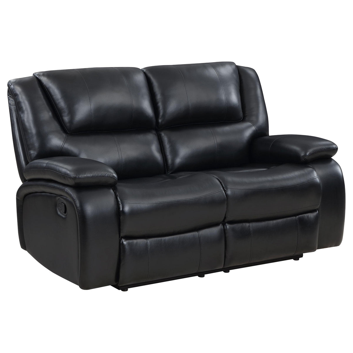 Camila Reclining Leatherette Loveseat 610245