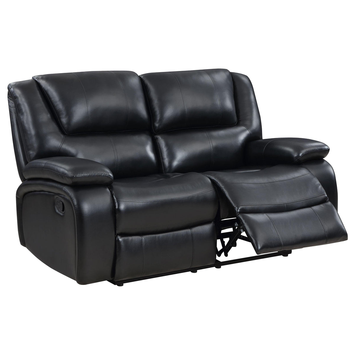 Camila Reclining Leatherette Loveseat 610245