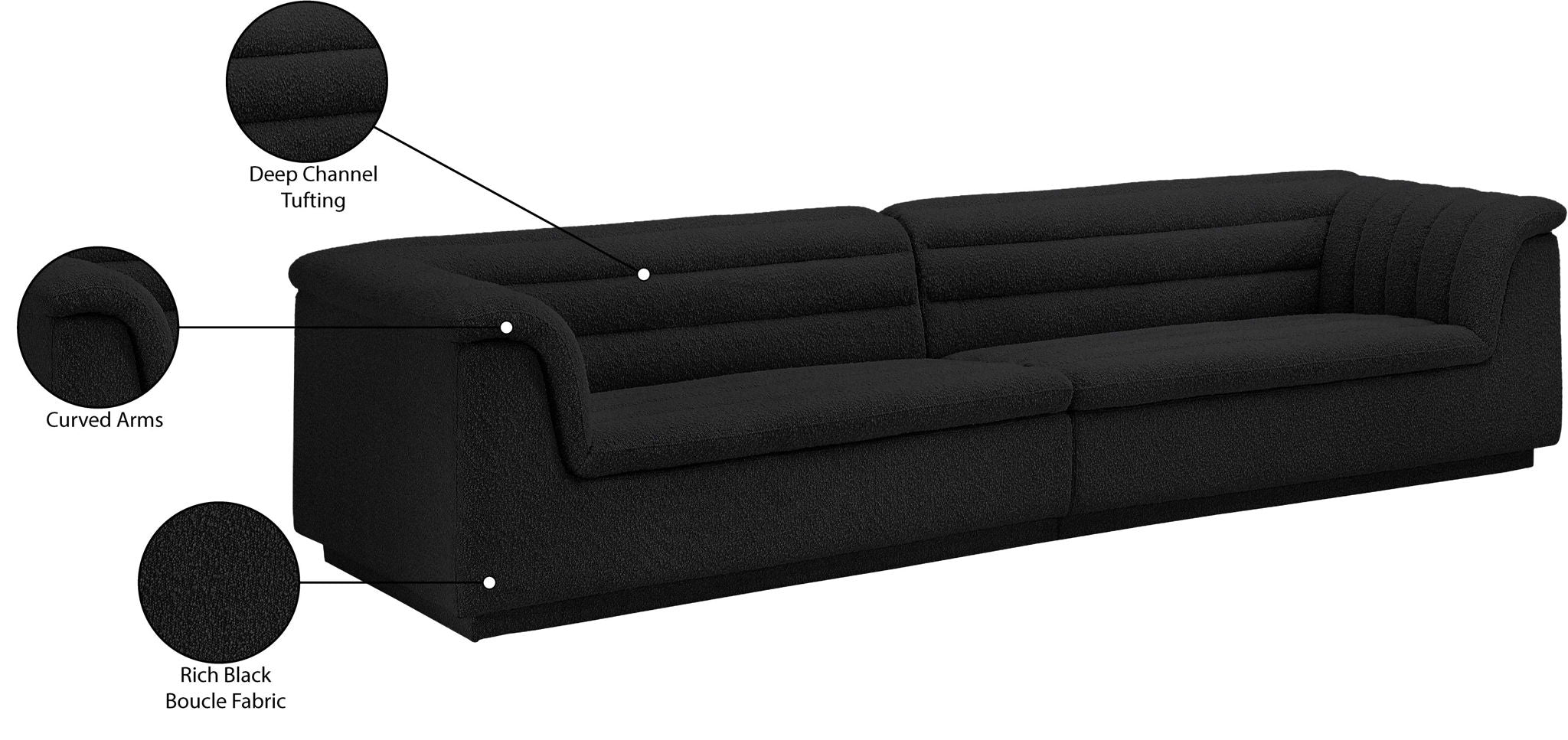 Cascade - Boucle Modular Sofa