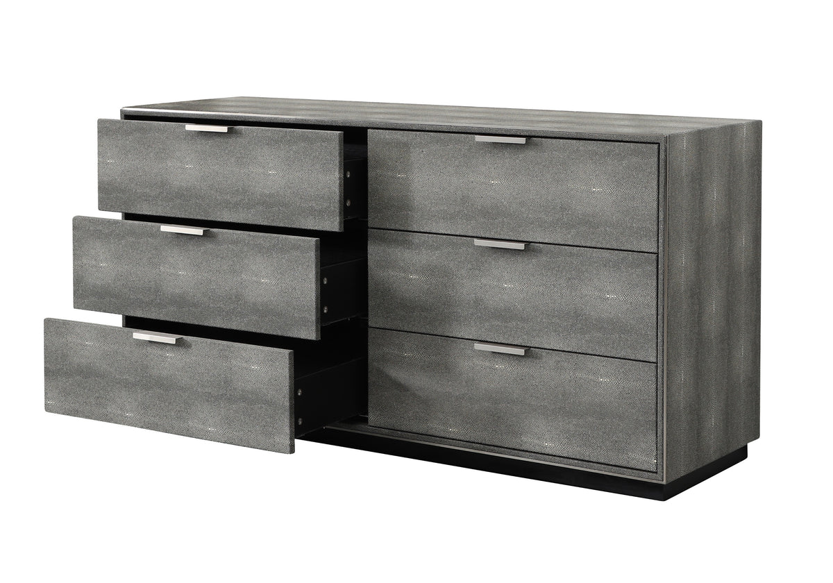 Dynasty - Modern Shagreen Dresser
