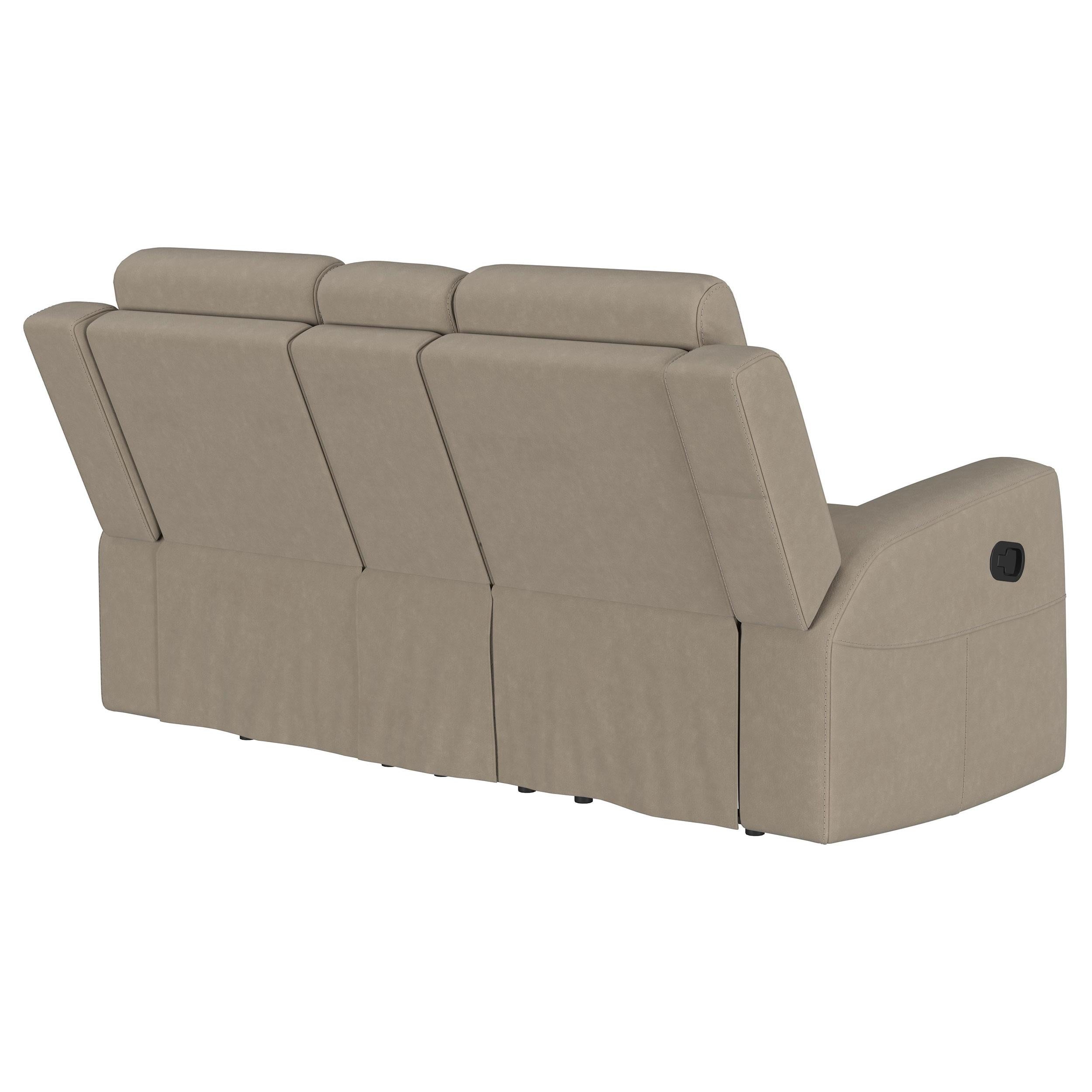 Diamond Modern Furniture COA Brentwood Reclining Fabric Loveseat with Console 610282 IMAGE 8