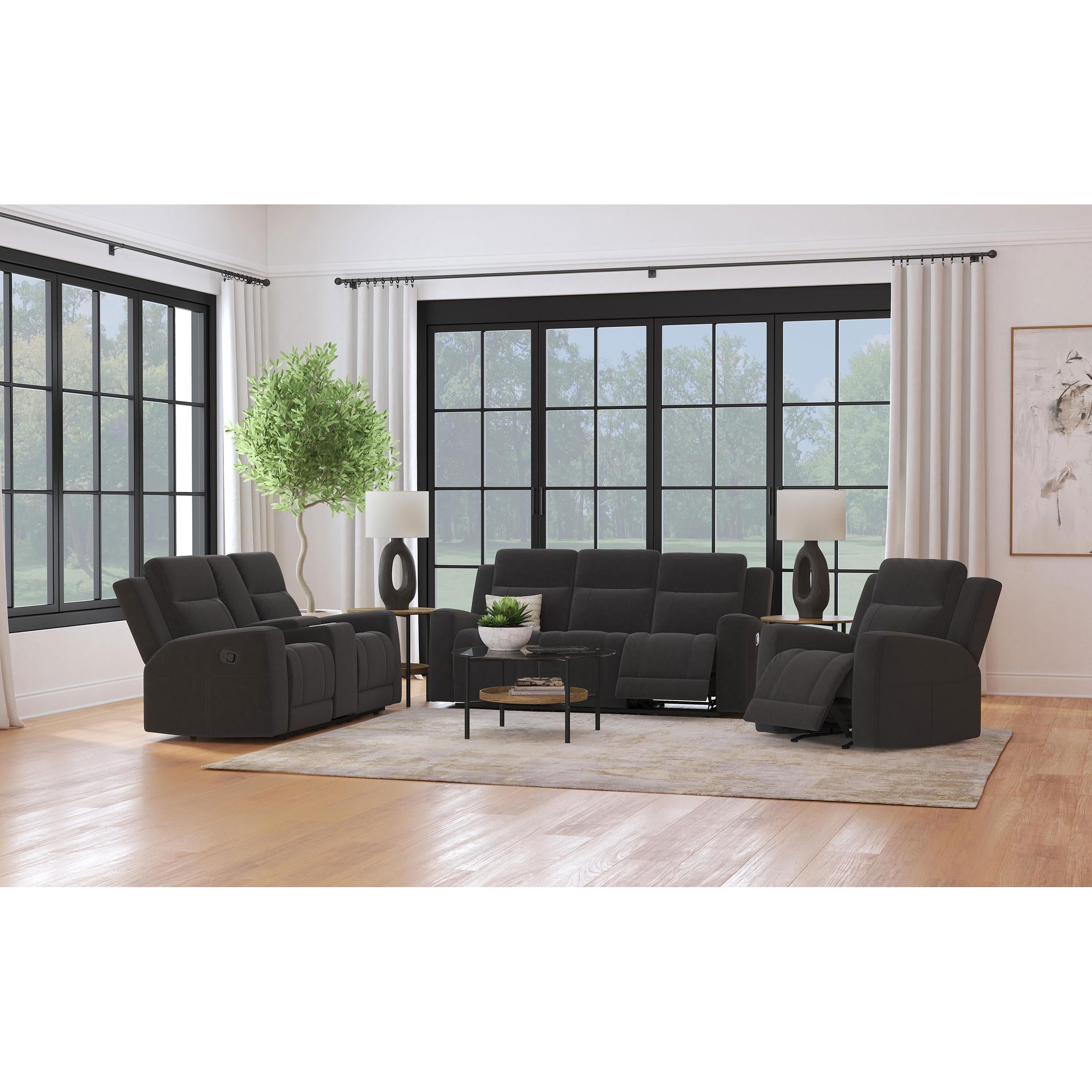 Diamond Modern Furniture COA Brentwood Fabric Recliner 610286 IMAGE 9