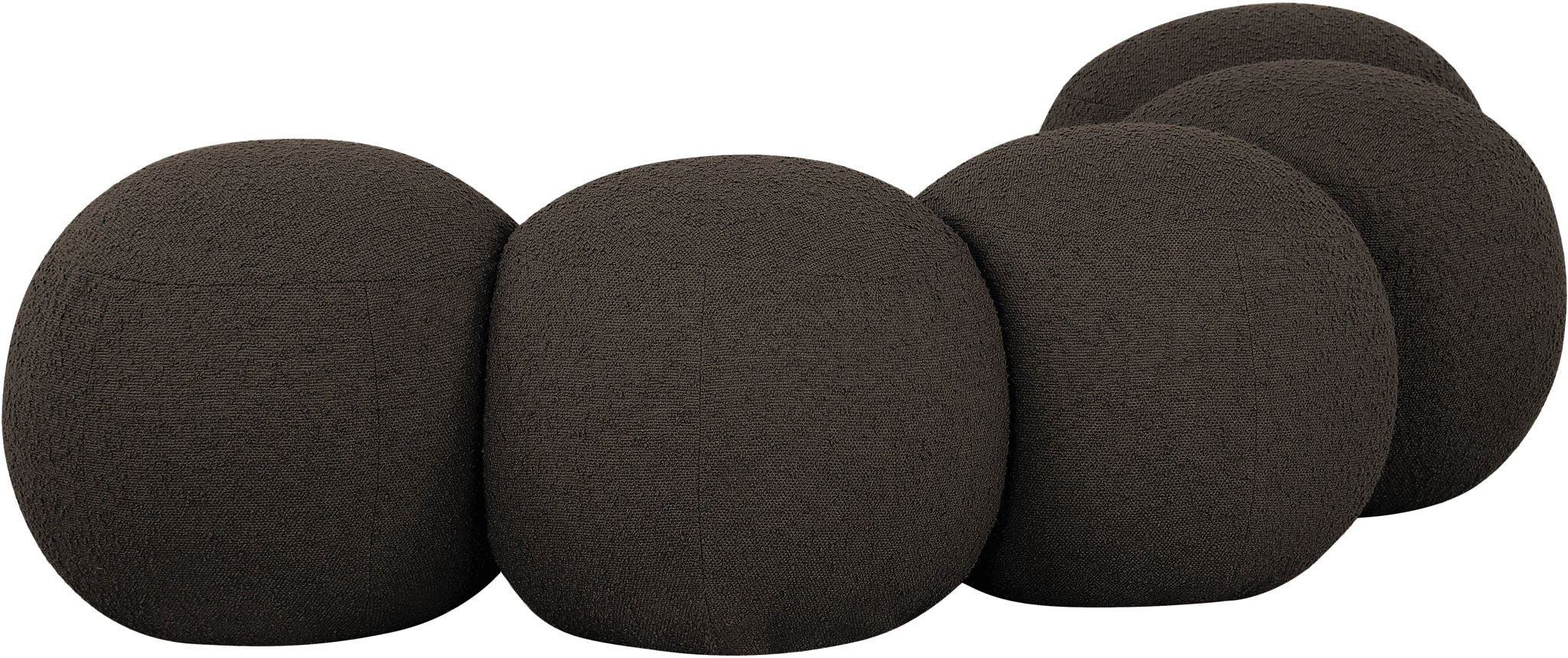 Apollo - Boucle Fabric Bench