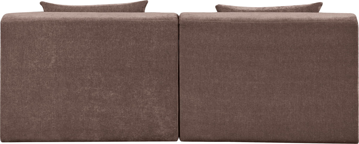 Stellar - 2 Piece 76" Upholstered Modular Armless Loveseat