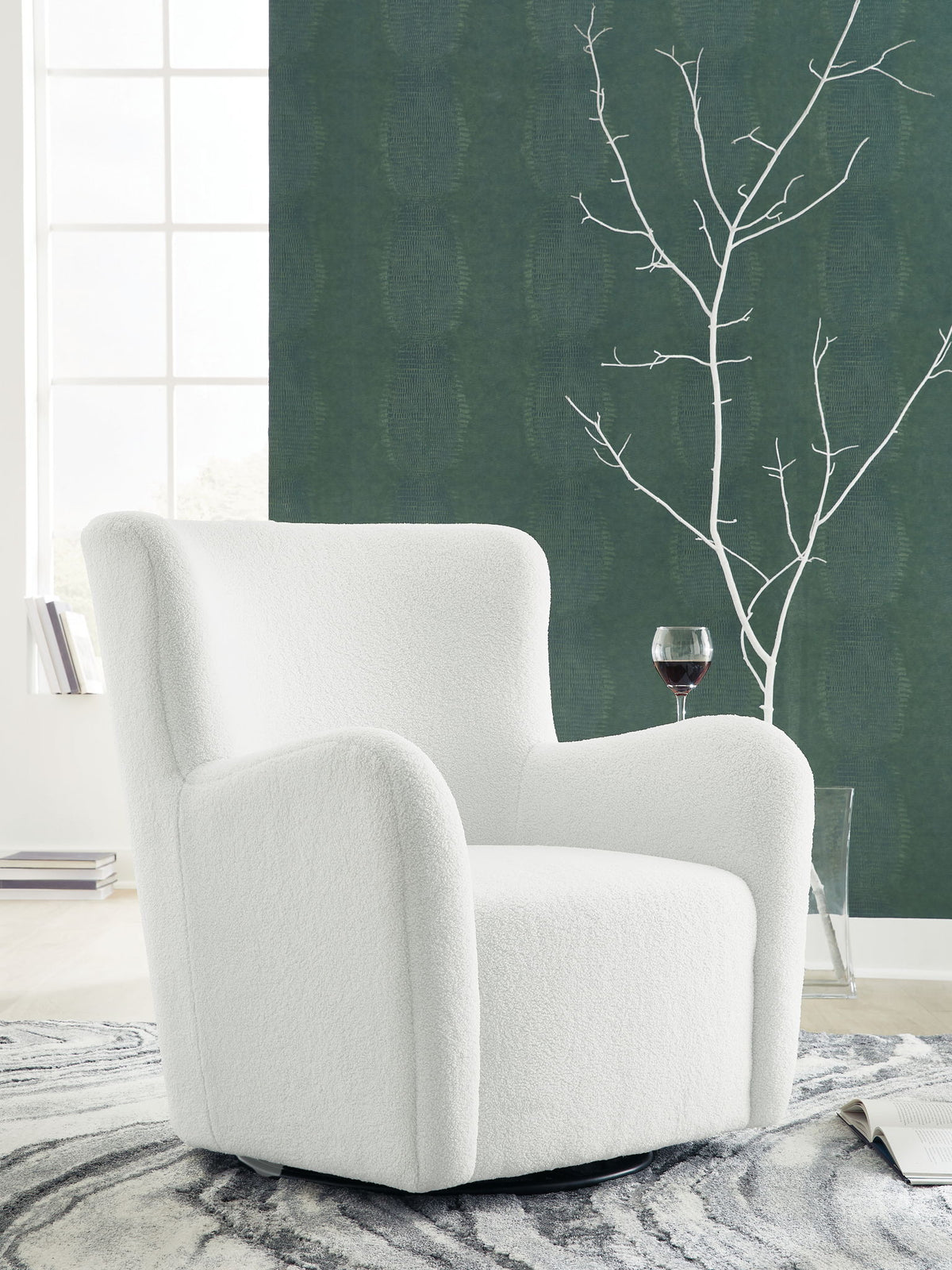 Rowenburg - Swivel Glider Accent Chair