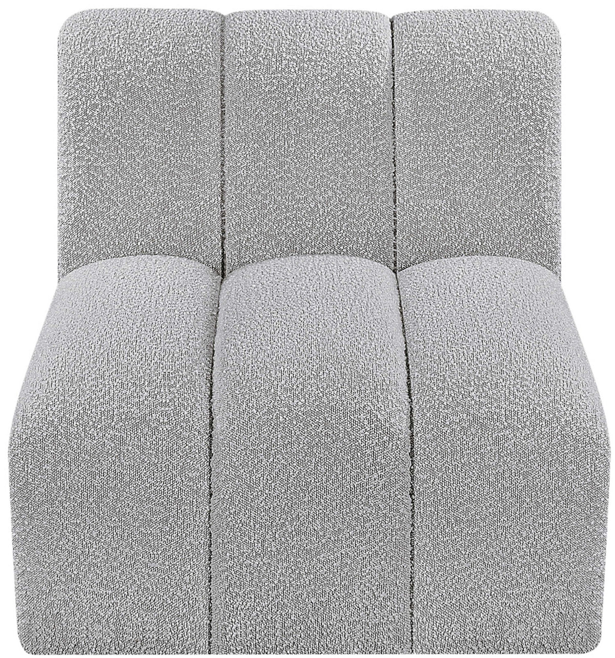 Arc - Boucle Fabric Straight Chair