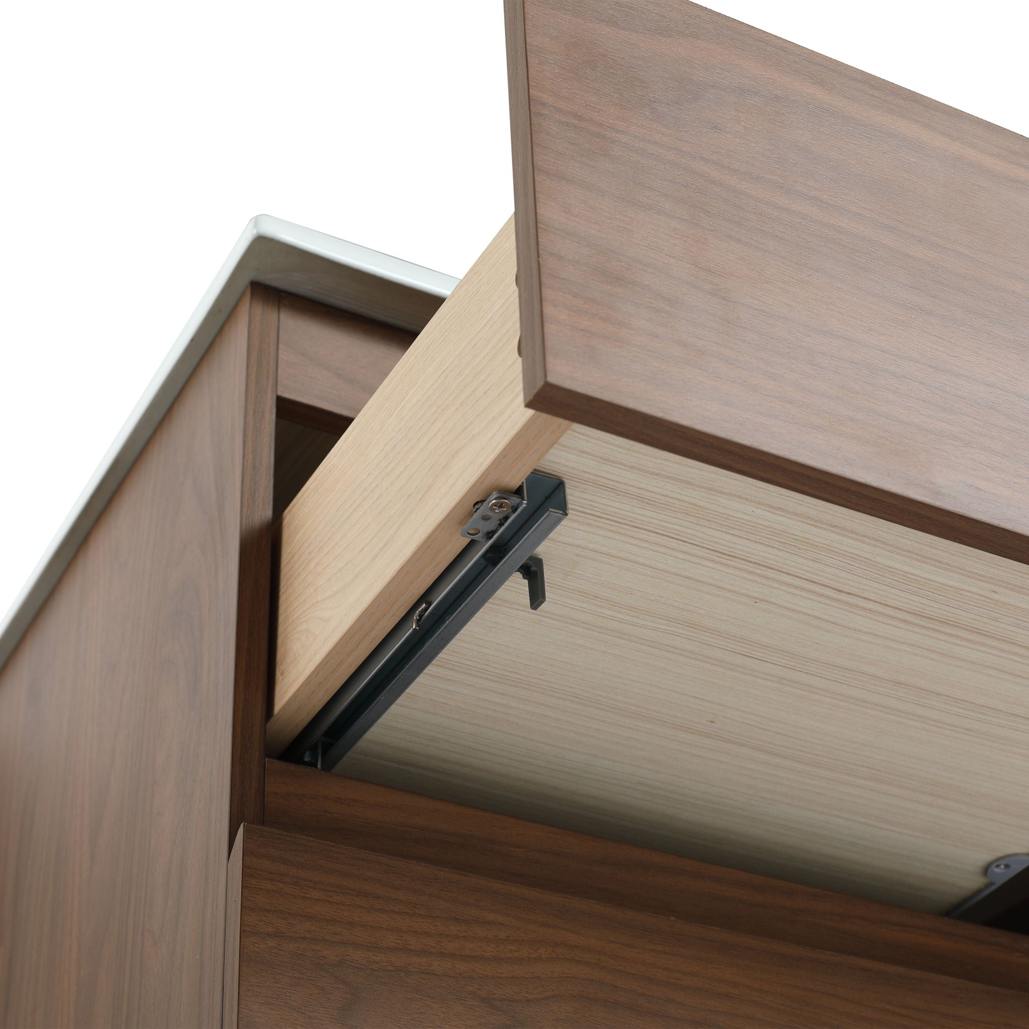 Wall Mounted Bathroom Vanity & Sink, 2 Soft Close Drawers