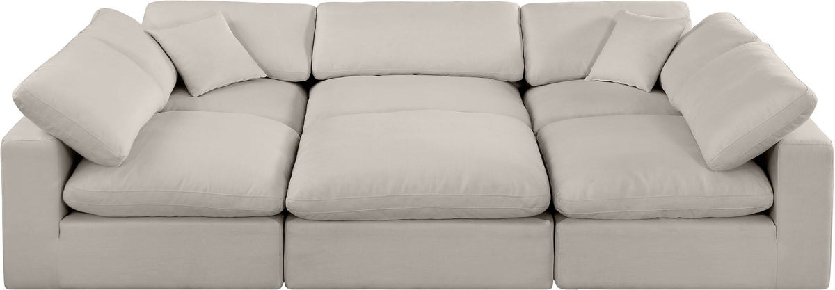 Comfy - 6 Piece Linen Sectional