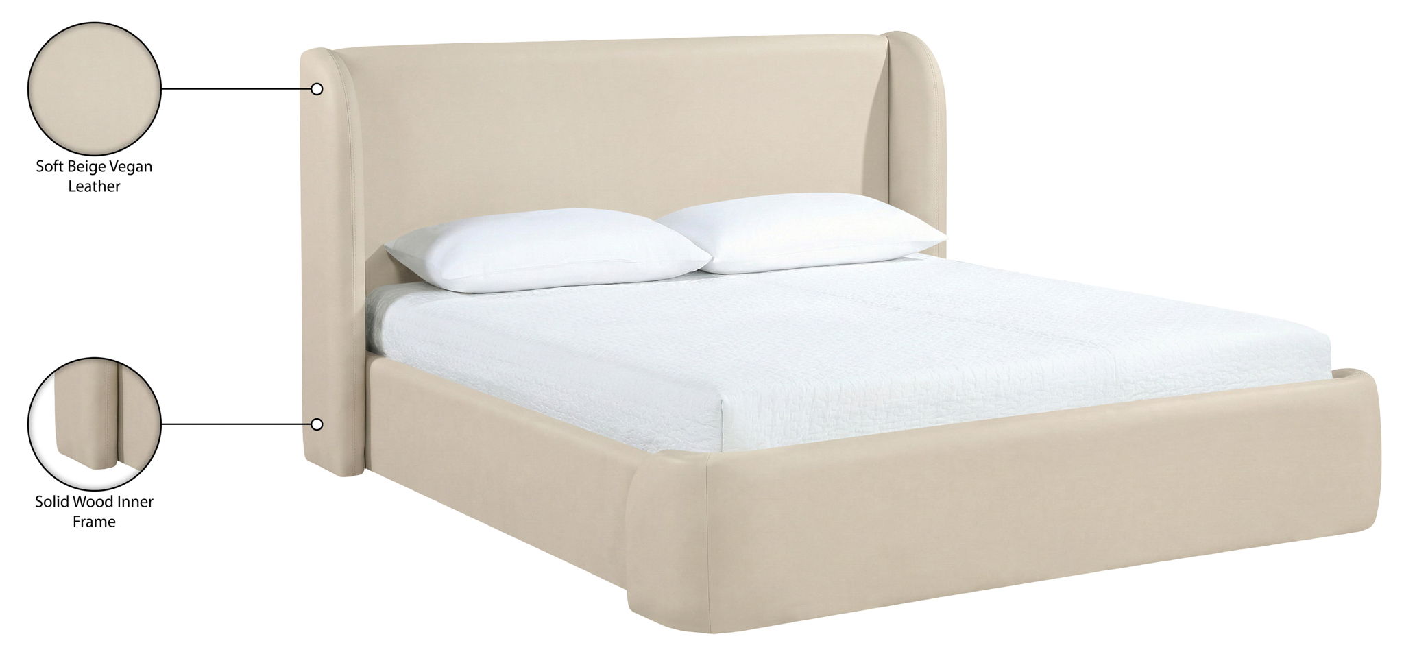 Warby - Upholstered Bed